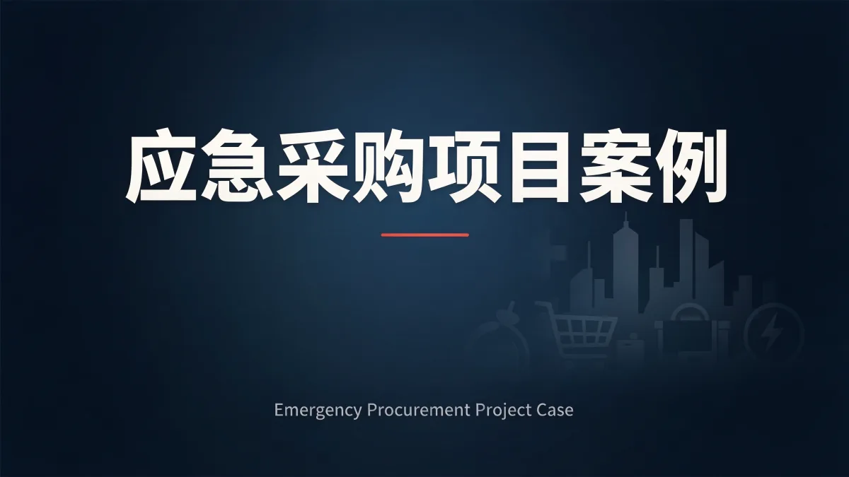 化工应急采购打包标，供应链公司为何认准青云？